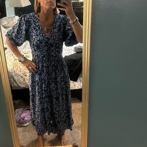 Floral midi dress s M